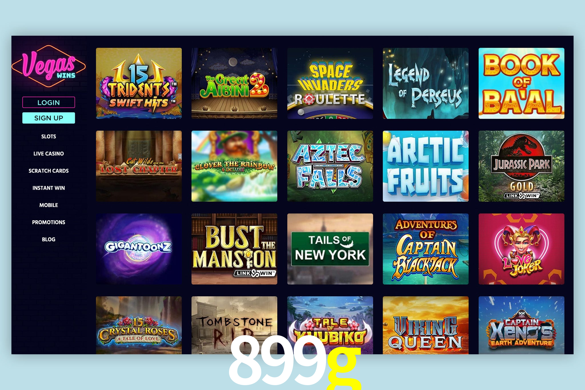 899g: A Experiência de Casino com Jogos de Mesa ao Vivo